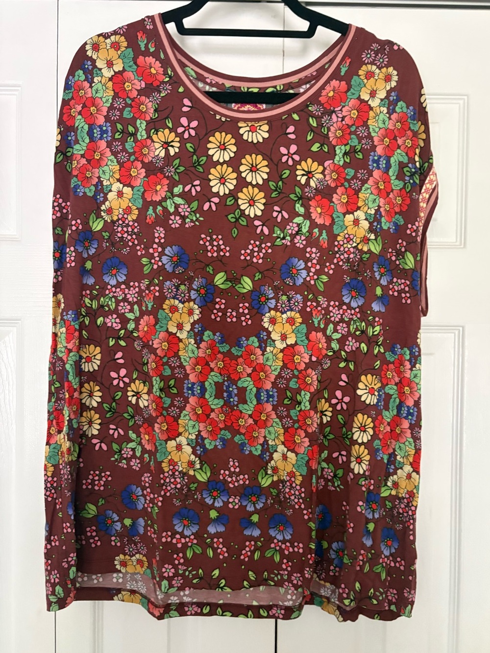 Johnny Was Teaberry Relaxed Tee